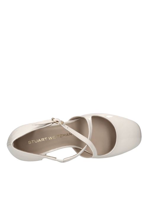 Décolleté in vernice STUART WEITZMAN | CLEM 35 4513050756CREMA